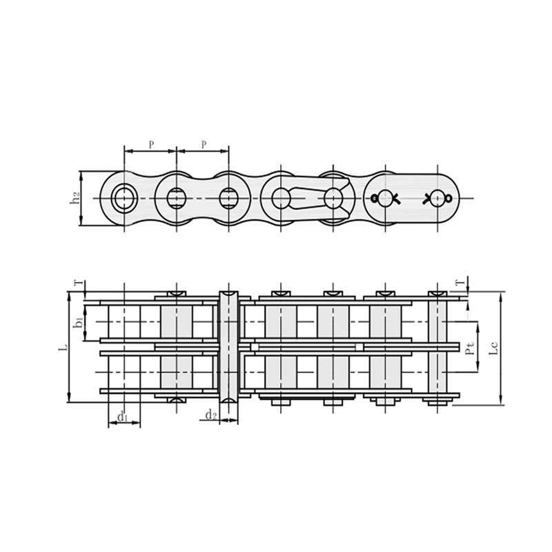 Łańcuch parkingowy o wysokiej wytrzymałości na rozciąganie