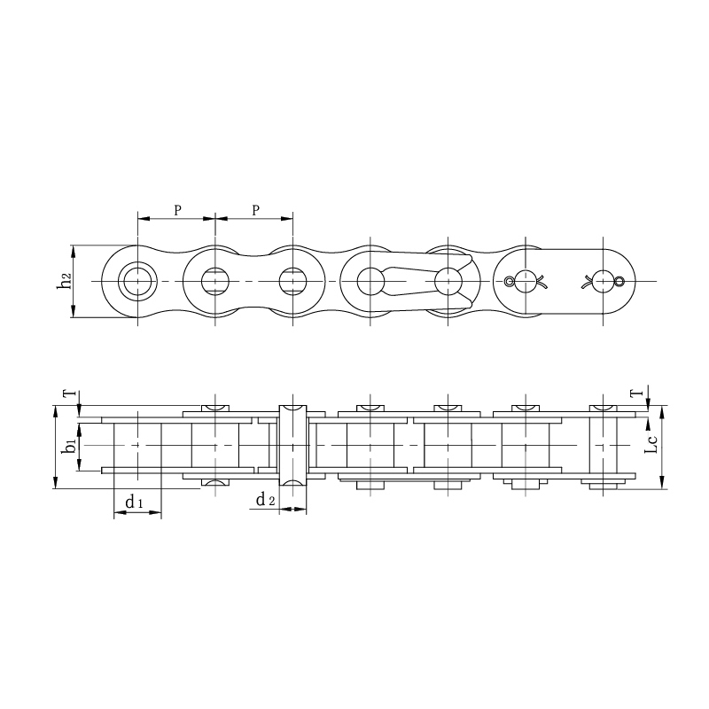 Standardowe łańcuchy motocyklowe